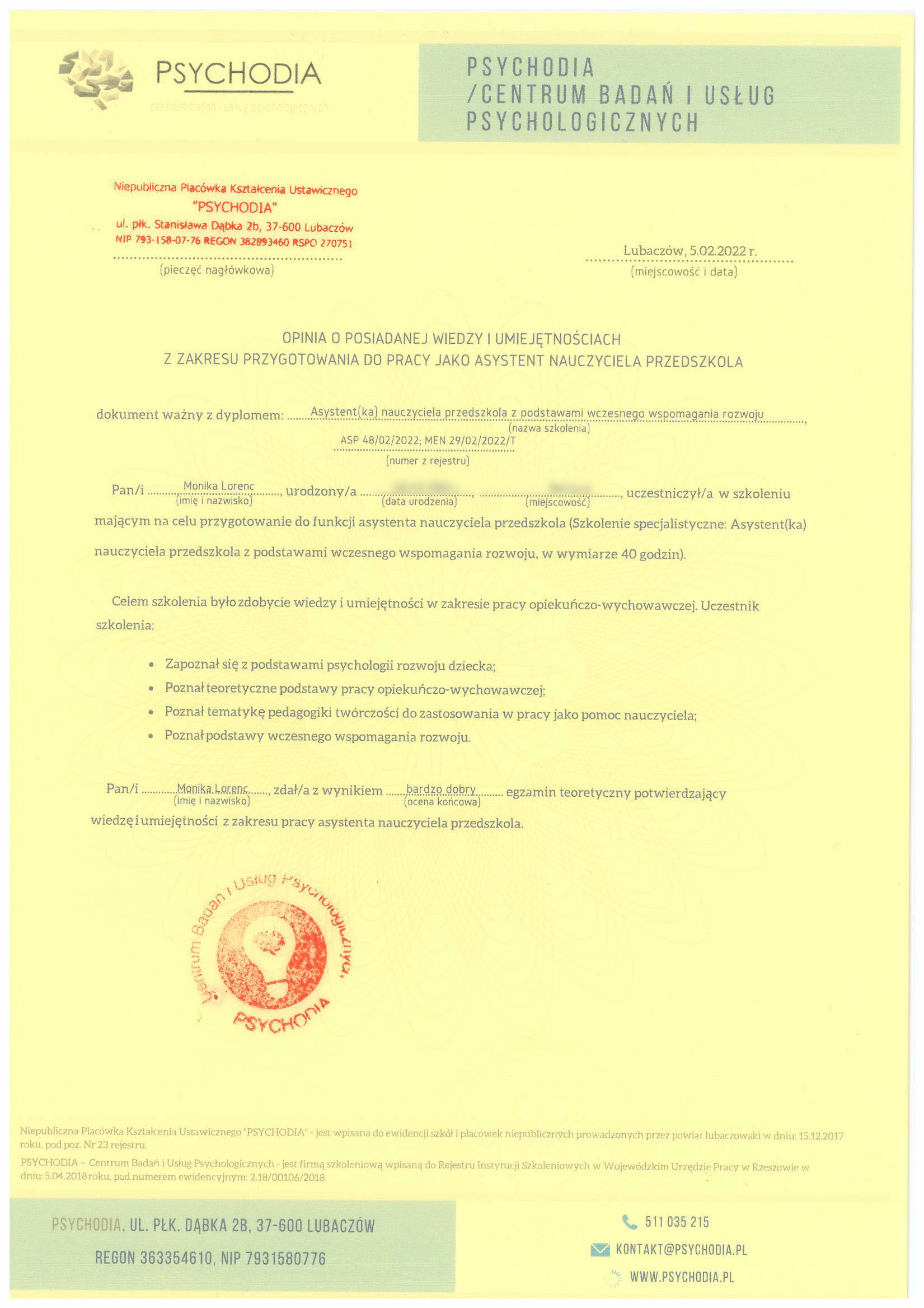 certyfikaty_psycholog_mgr_monika_lorenc_21