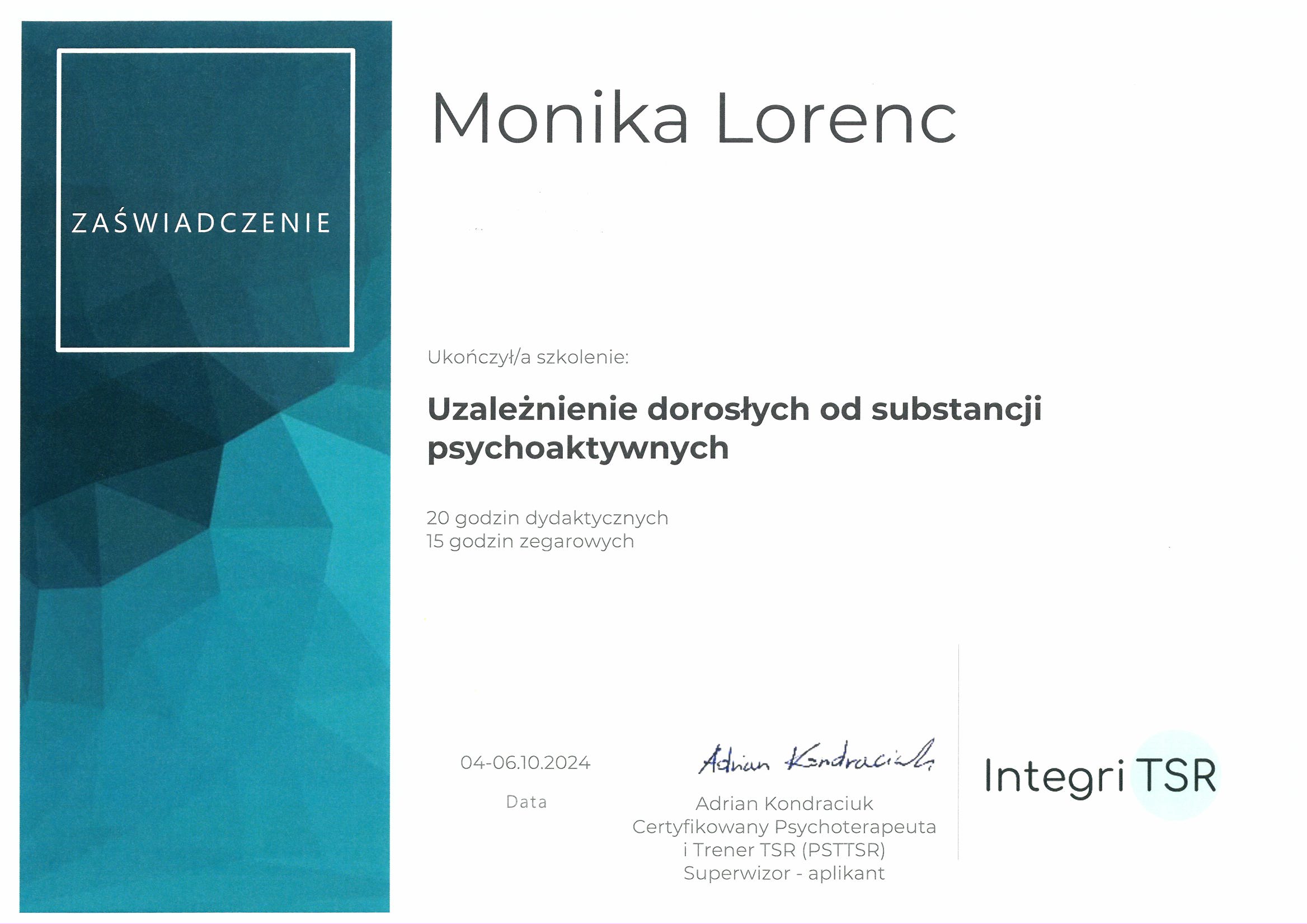 certyfikaty_psycholog_mgr_monika_lorenc_22