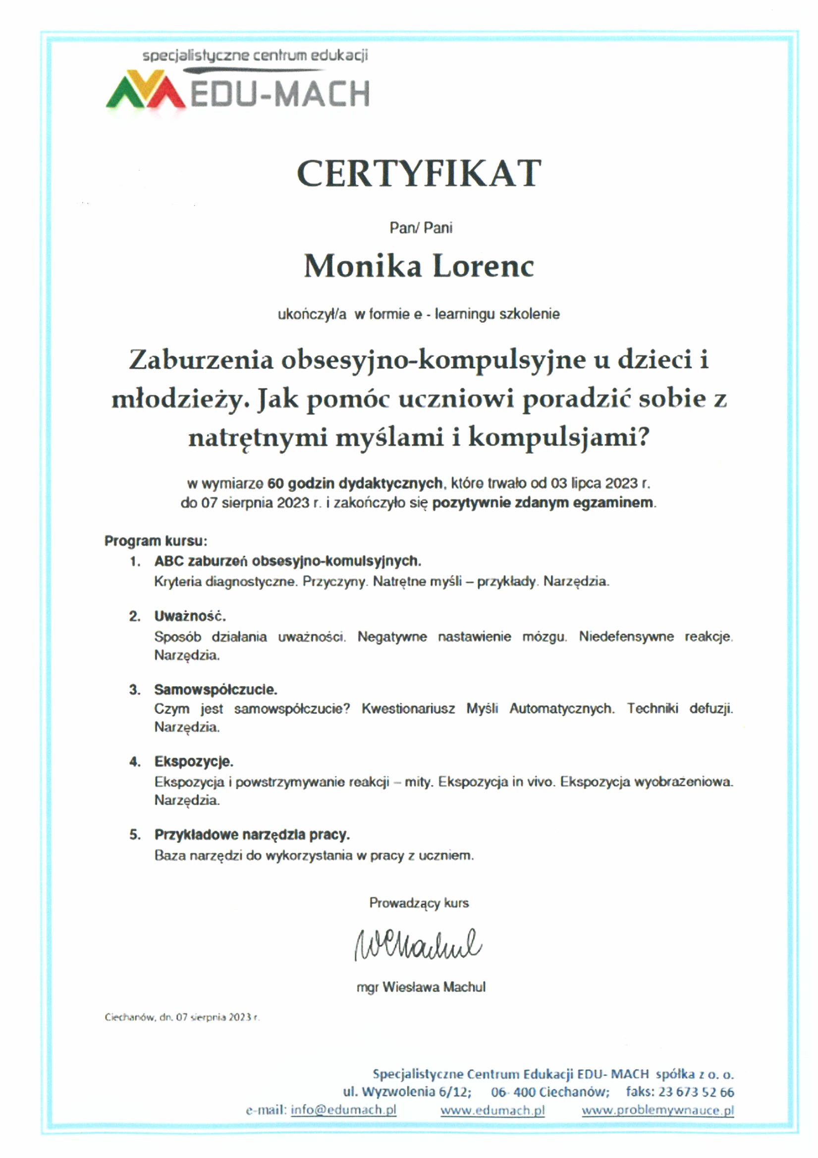 certyfikaty_psycholog_mgr_monika_lorenc_35
