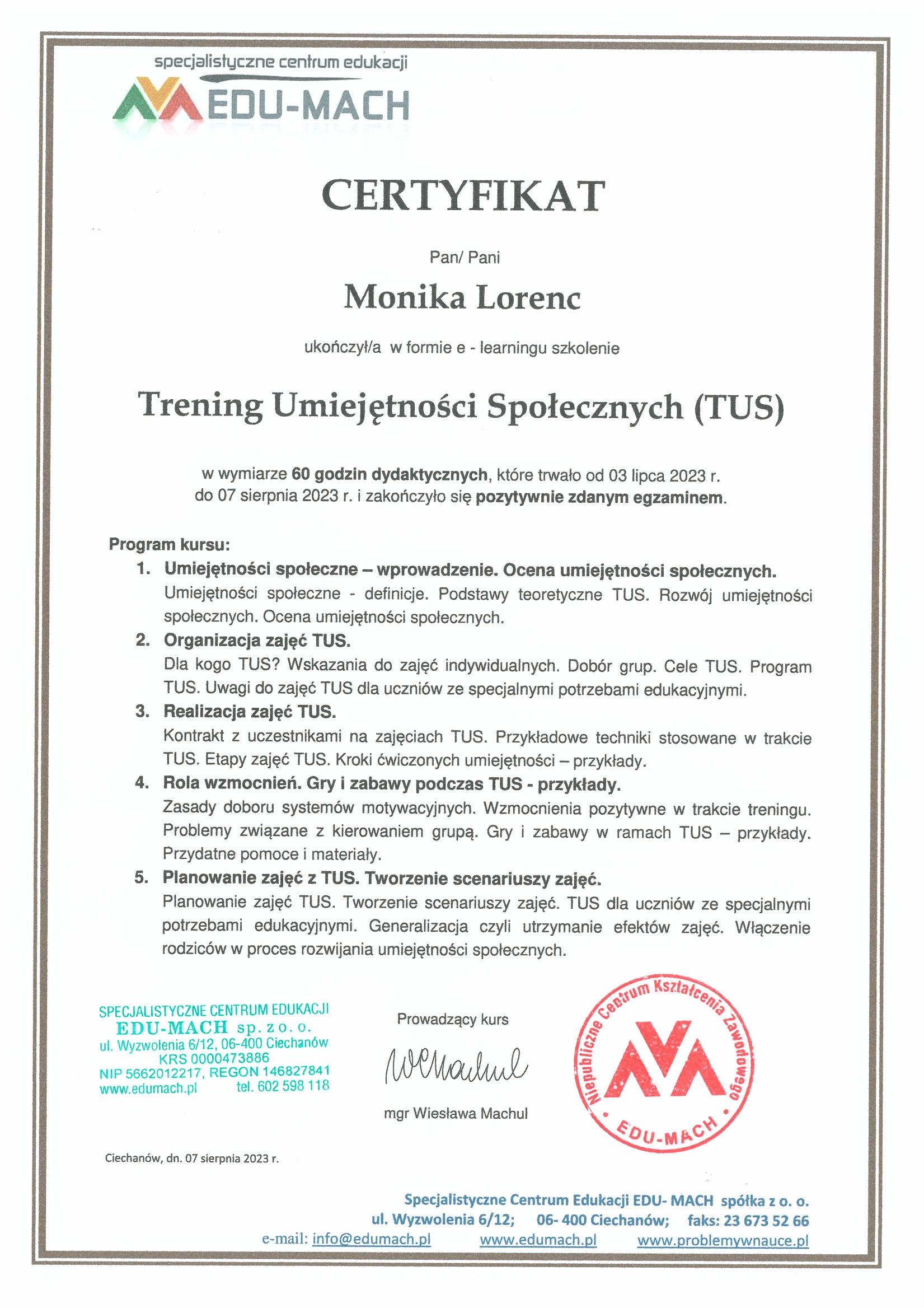 certyfikaty_psycholog_mgr_monika_lorenc_38