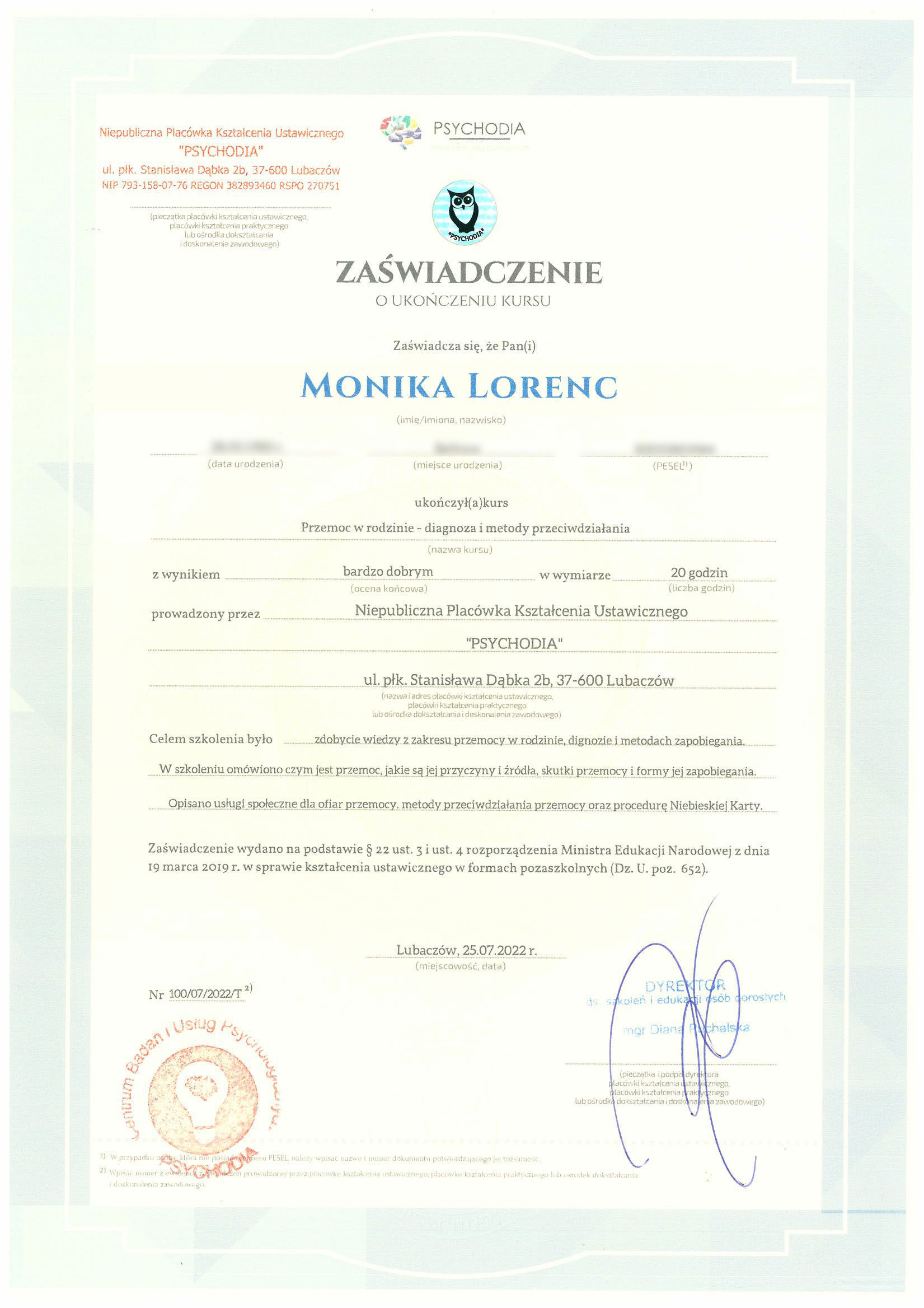 certyfikaty_psycholog_mgr_monika_lorenc_39